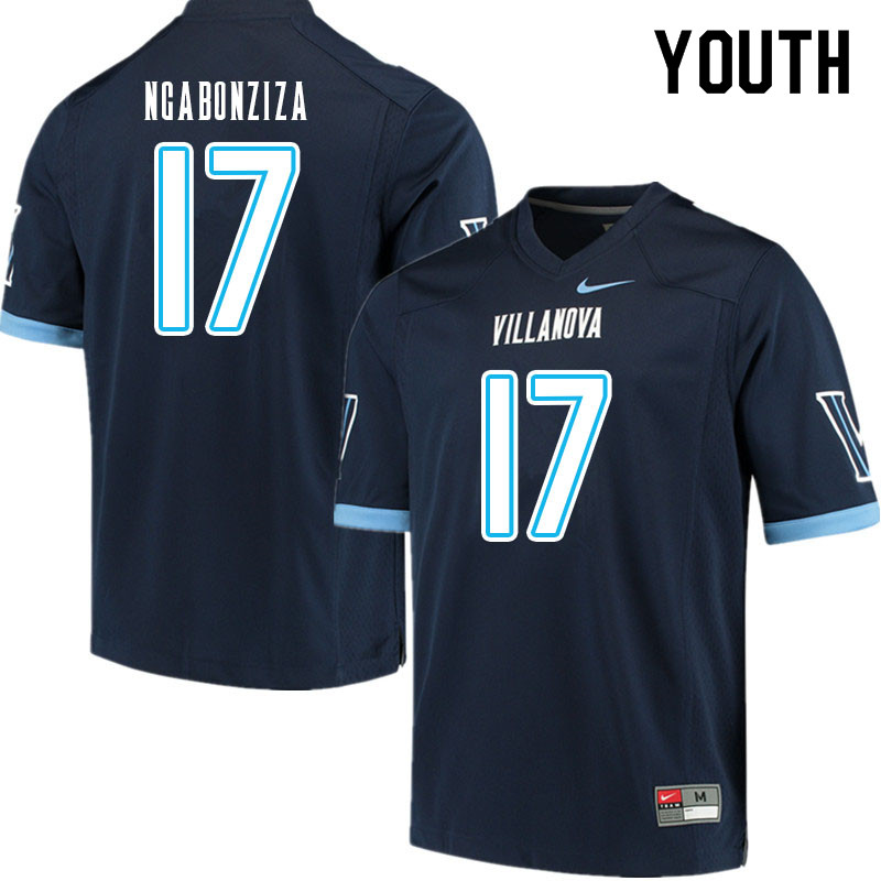 Youth #17 Irene Ngabonziza Villanova Wildcats College Football Jerseys Sale-Navy